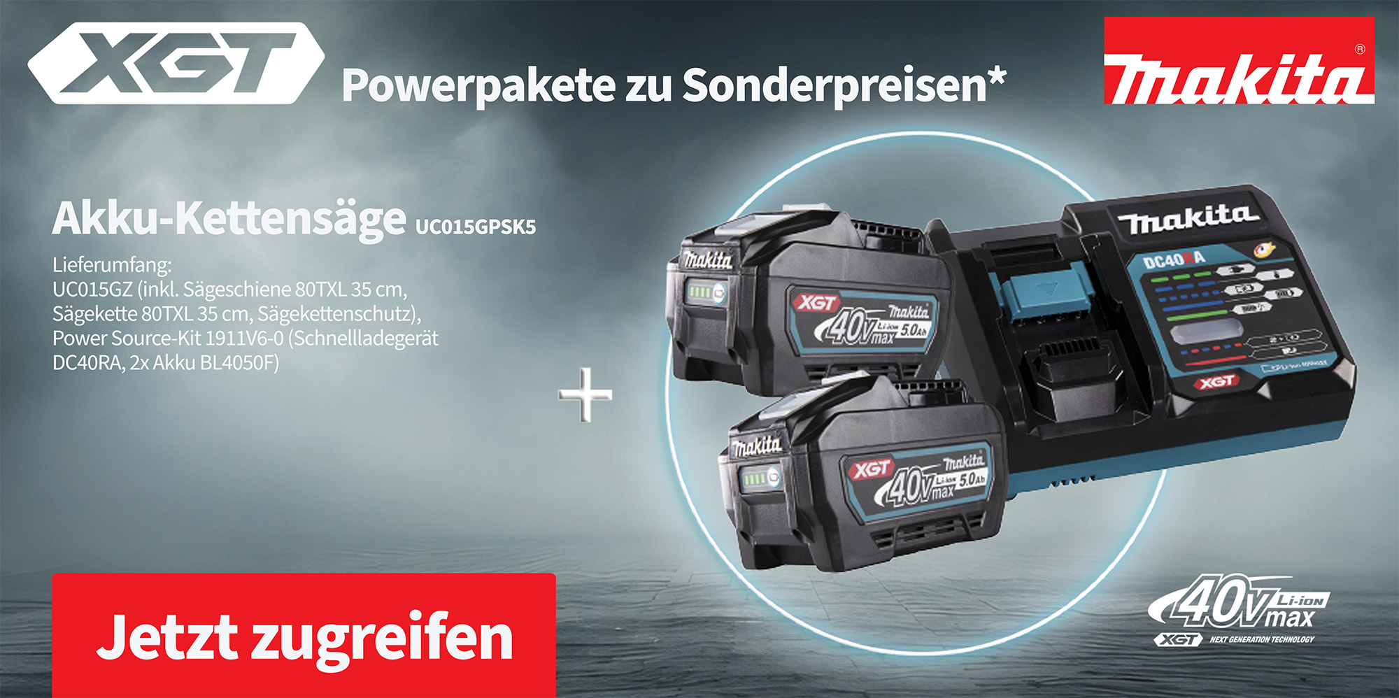 Makita XGT Bundle Kettensäge