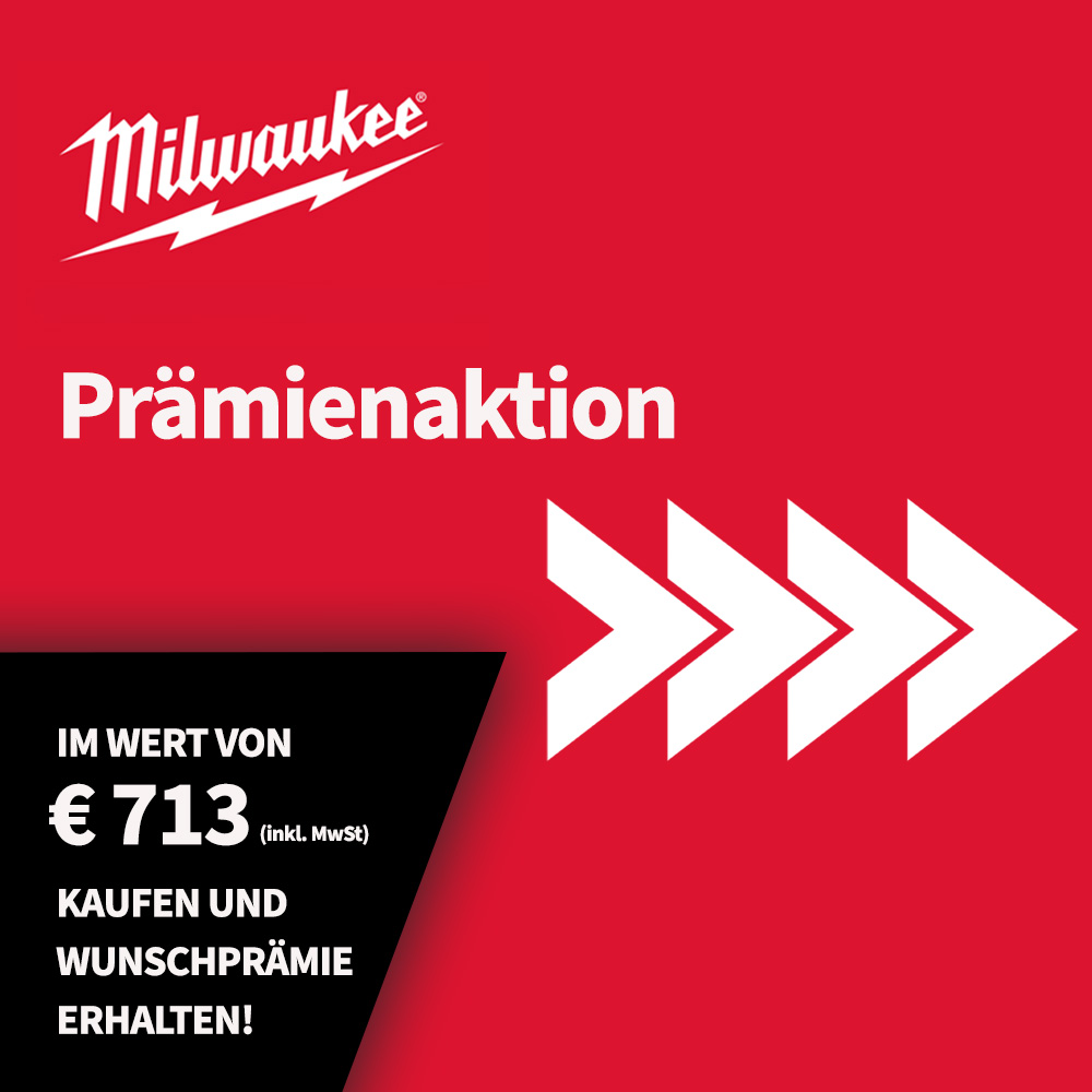 Zur Milwaukee Prämien Aktion