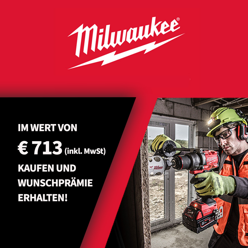 Milwaukee Prämienaktion