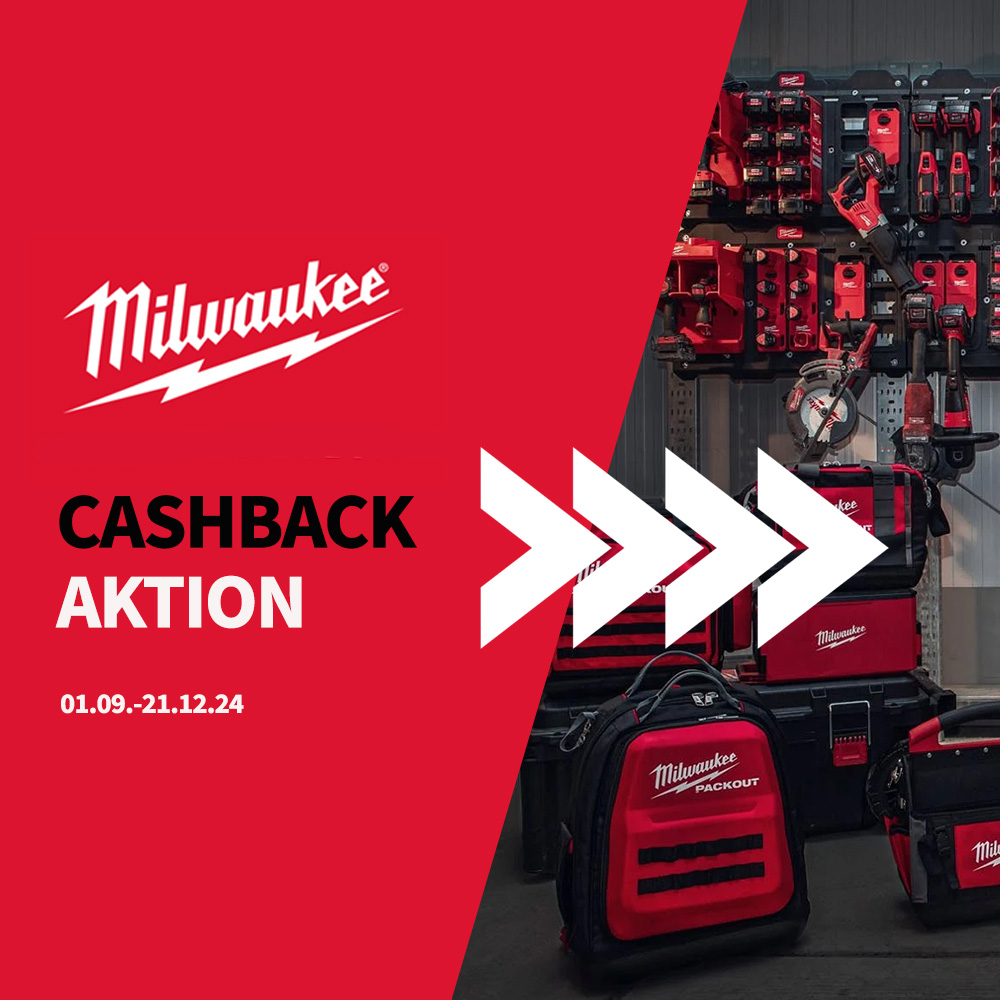 Zur Milwaukee Cashback Aktion