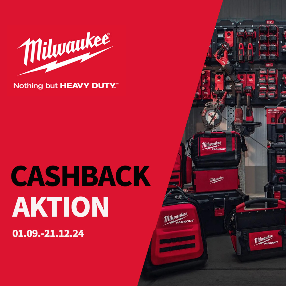 Milwaukee CashBack Aktion