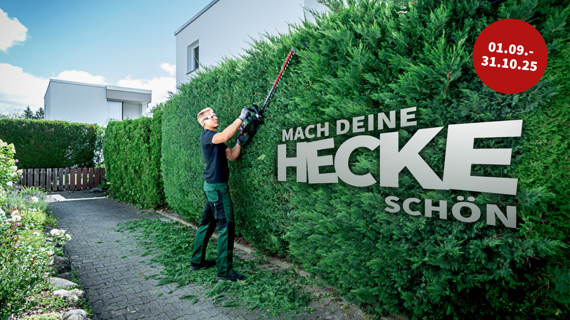 Weg mit der Hecke