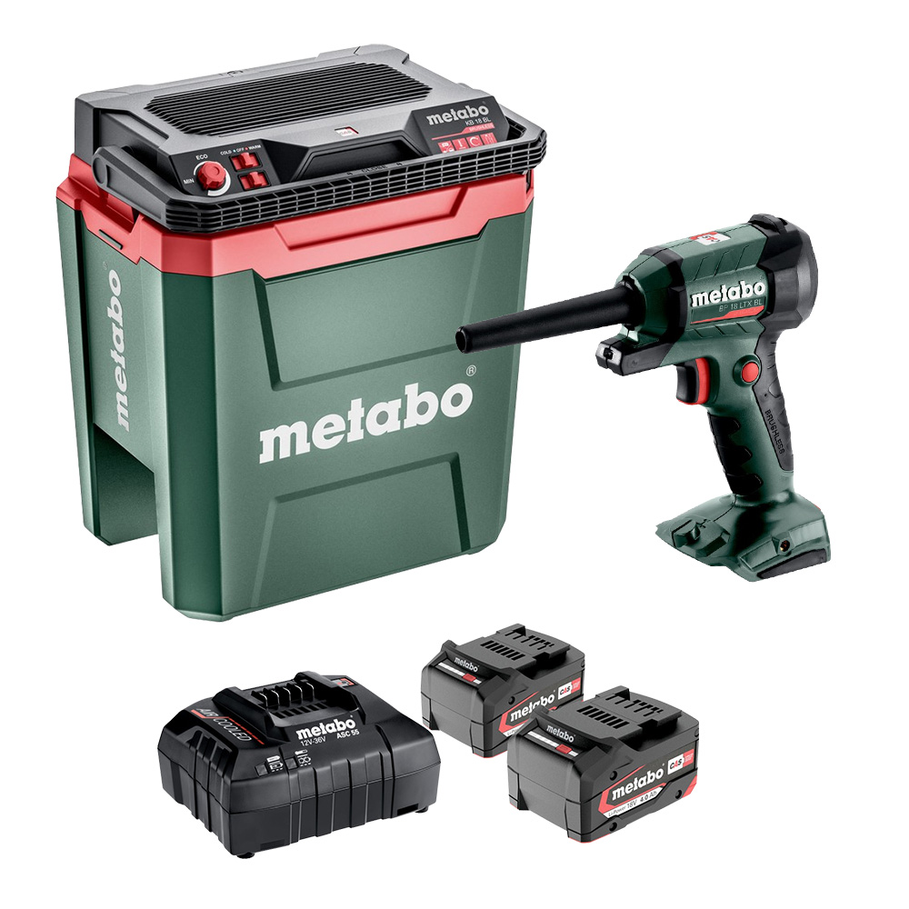 Metabo Akku-Kühlbox KB 95 mit Starterset