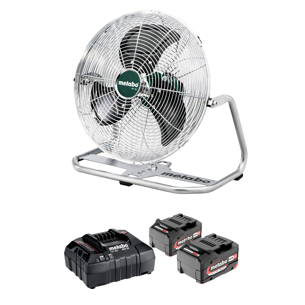 Metabo Akku-Ventilator mit Starterset