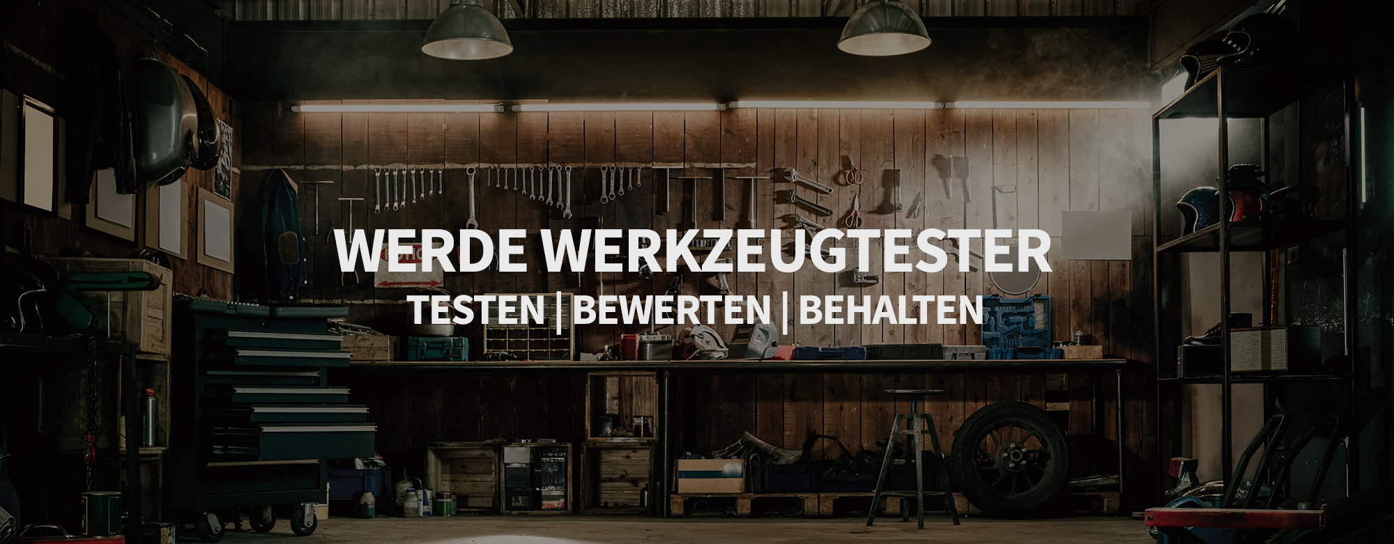 Werde Werkzeugtester