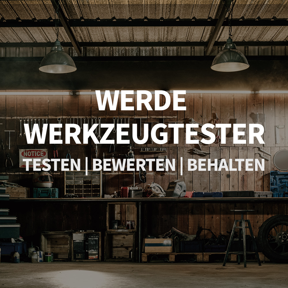 Werde Werkzeugtester