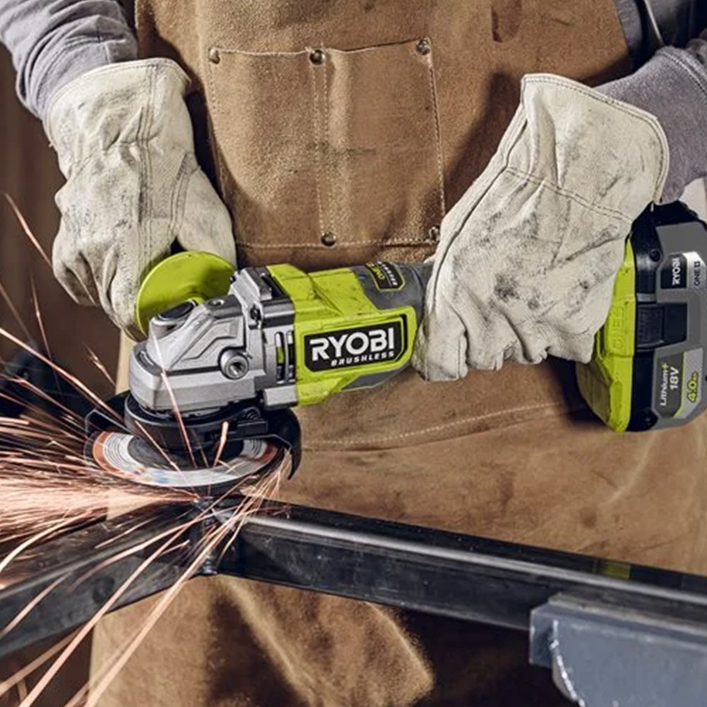 RYOBI Brushless Akku-Winkelschleifer RAG18BL