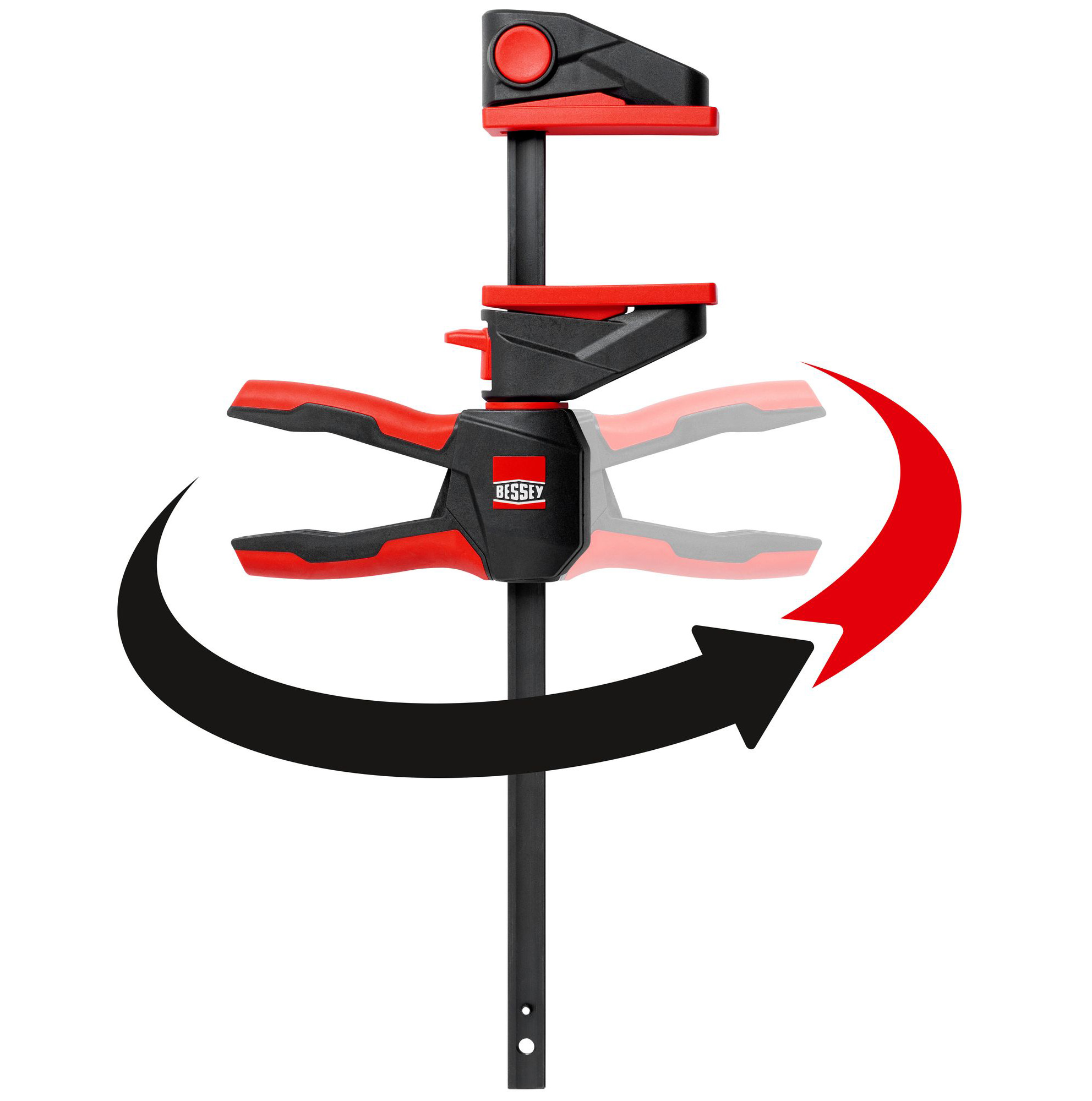 Bessey Einhandzwinge mit drehbarem Griff EZ360M-30, 300 mm – Produktansicht 1
