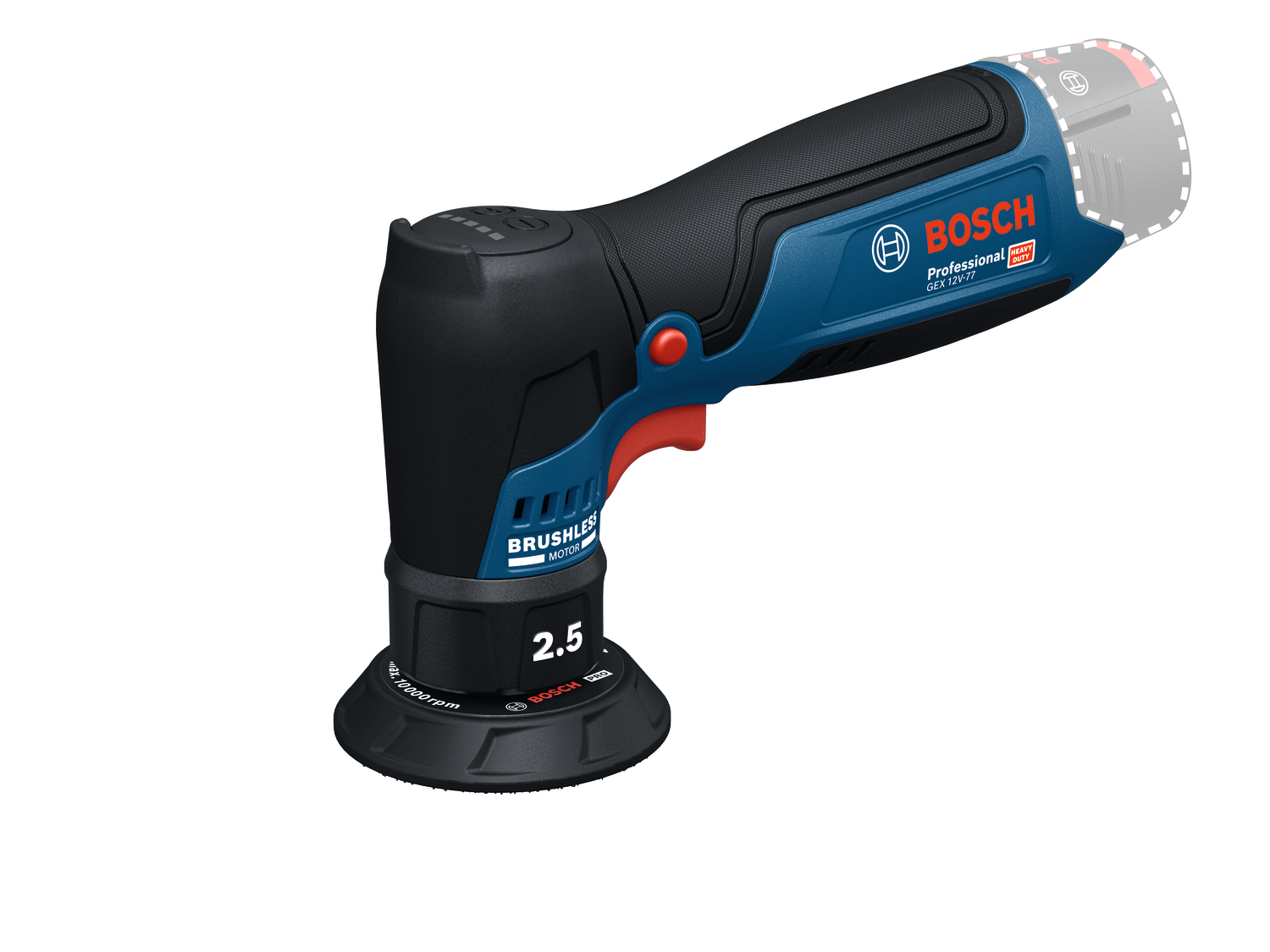 AKKU-EXZENTERSCHLEIFER
GEX 12V-77 PROFESSIONAL