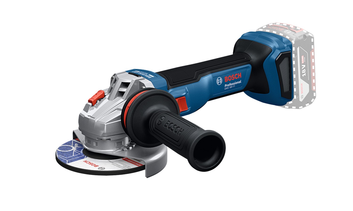 Bosch Akku-Winkelschleifer GWS 18V-11 
