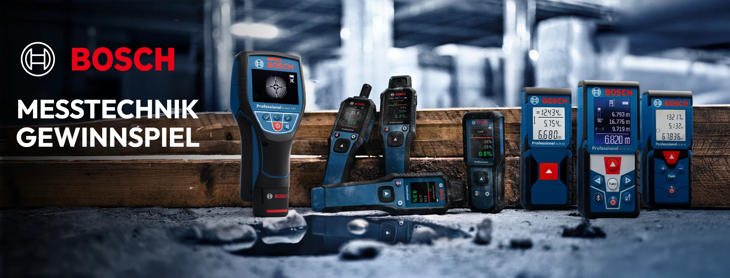 Bosch Messtechnik Gewinnspiel