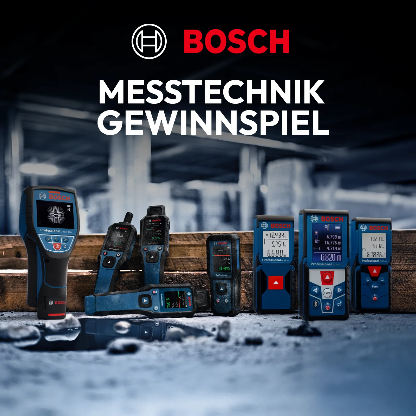 Zum Bosch Messtechnik Gewinnspiel