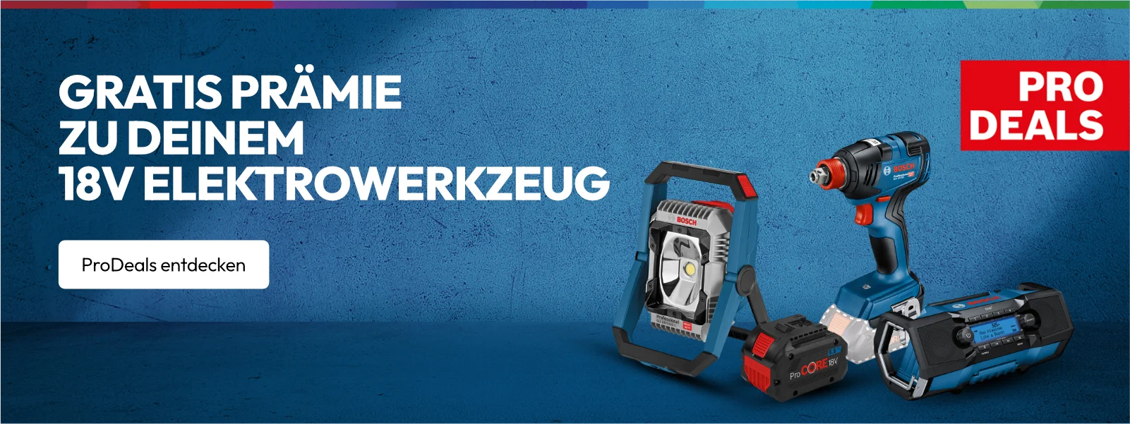 Bosch ProDeals 18V Prämien