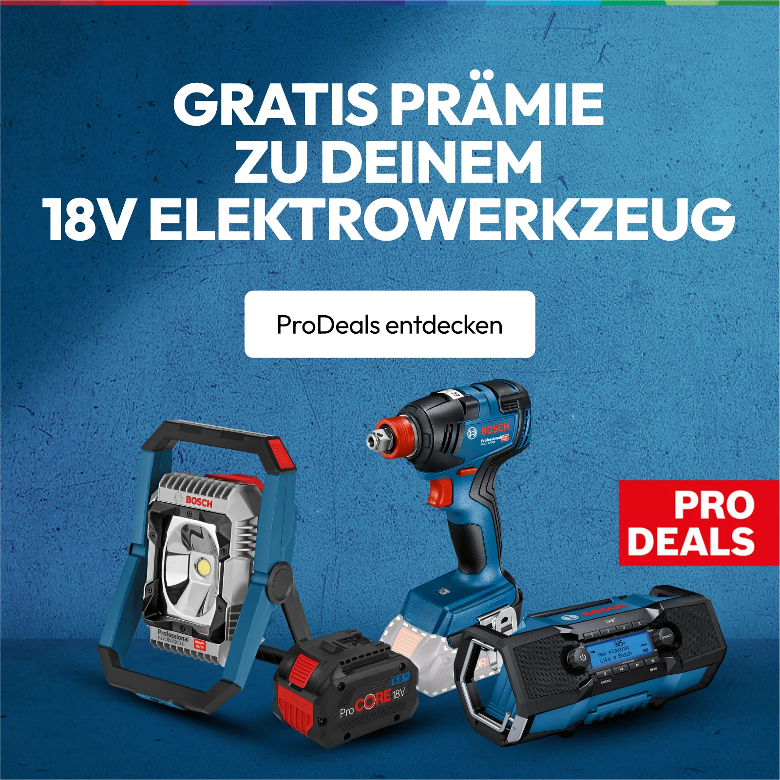 Bosch ProDeals 18V Prämien