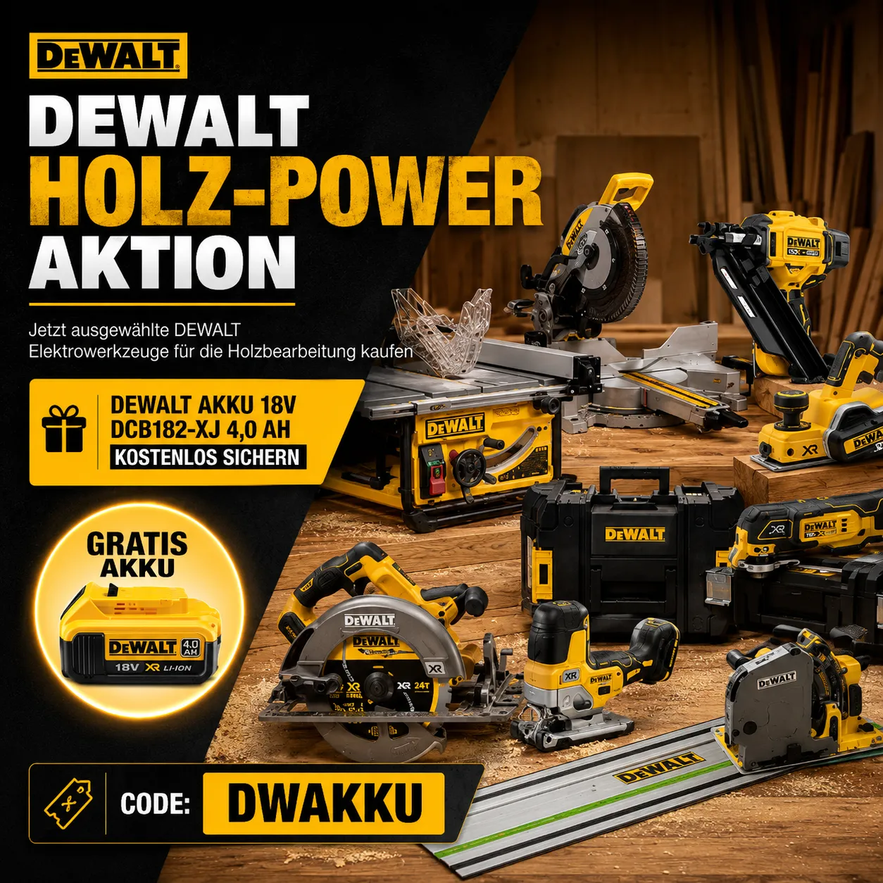 Akku Aktion bei GOTOOLS