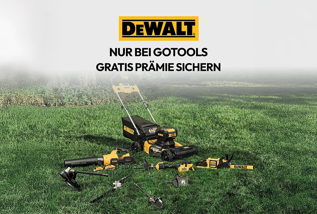 DEWALT Outdoor Prämienaktion bei GOTOOLS