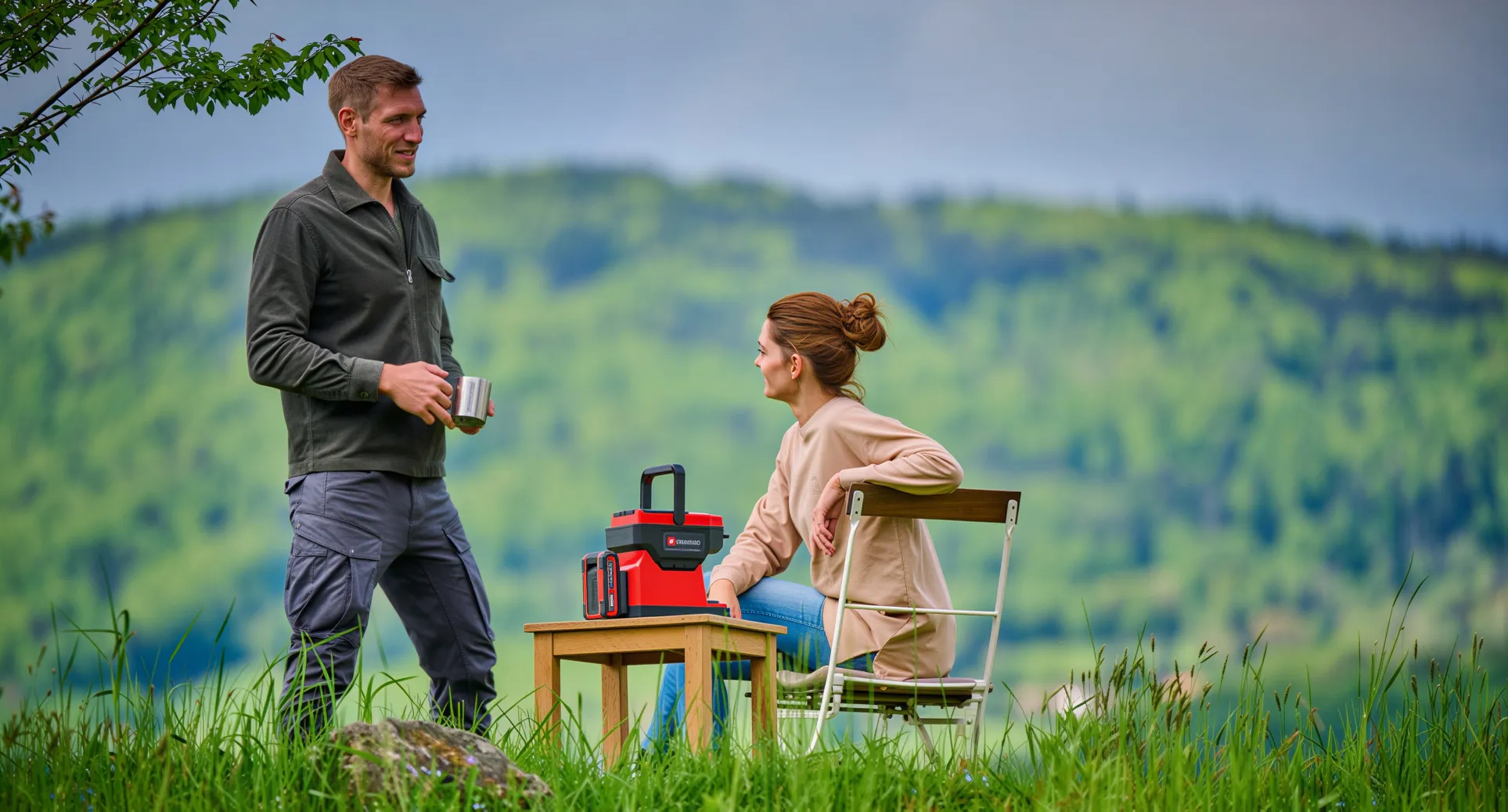 Kabellos arbeiten mit Einhell Power X-Change im Freien
