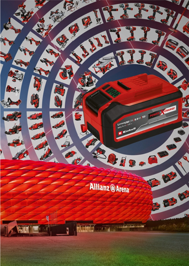 fc-bayern x einhell | gotools.de