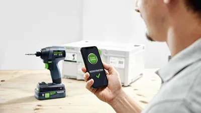 Festool App zur Werkzeugregistrierung