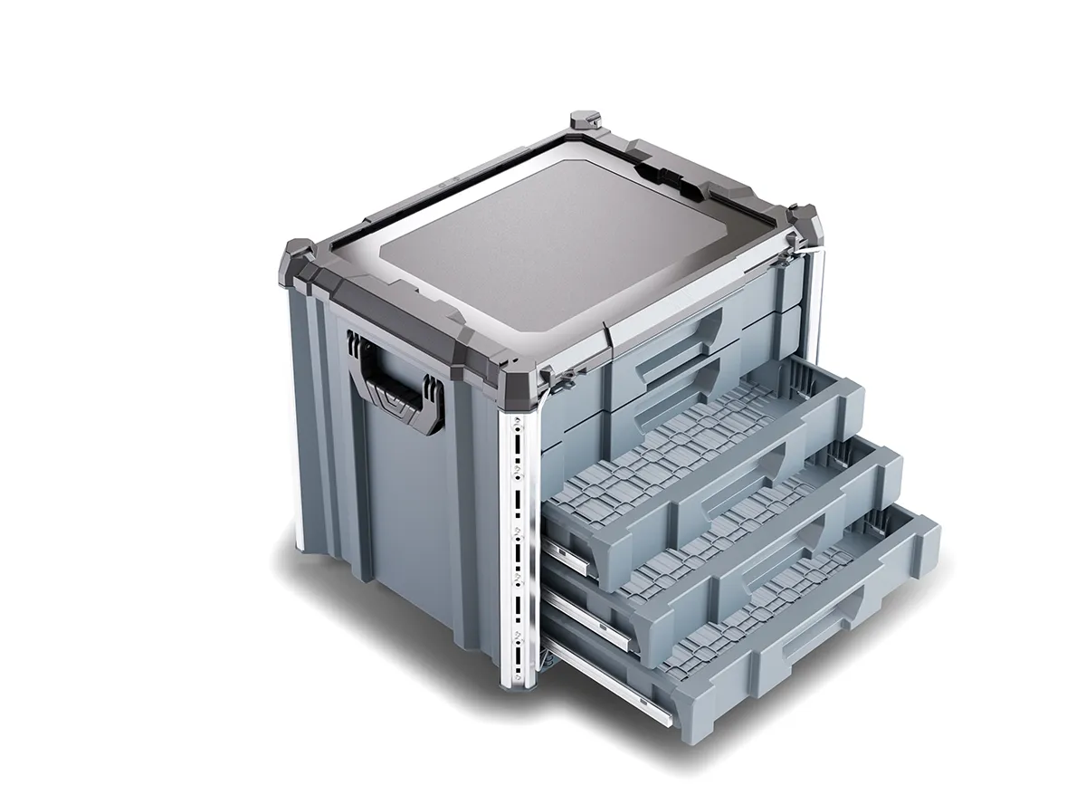 L-BOXX Contractor Large 5 Drawer Tool Box Werkzeugkoffer mit Schubladen