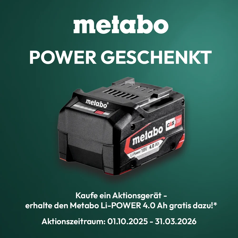 Metabo Gratis Aktion 2025
