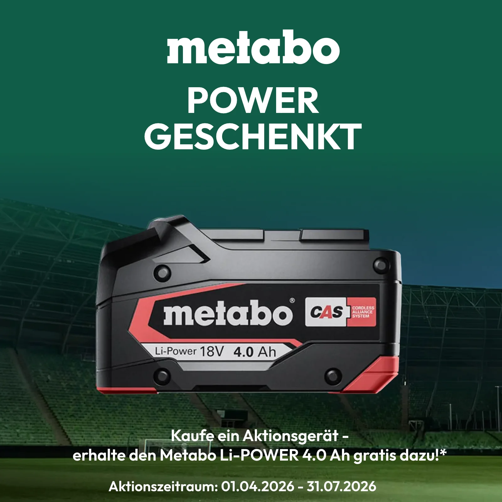 Zur Metabo Akku Aktion