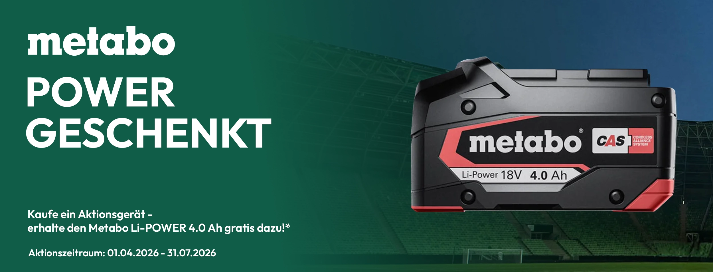 Metabo Gratis Aktion 2026