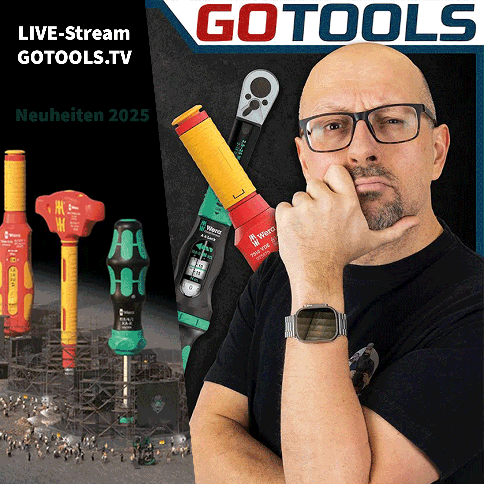 Zum WERA Live-Stream auf Gotools.tv