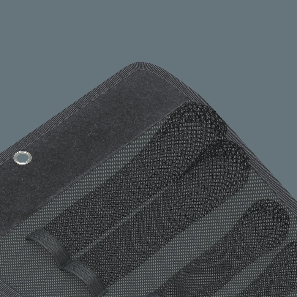 Netztaschen mit sichtbarer Größenbeschriftung