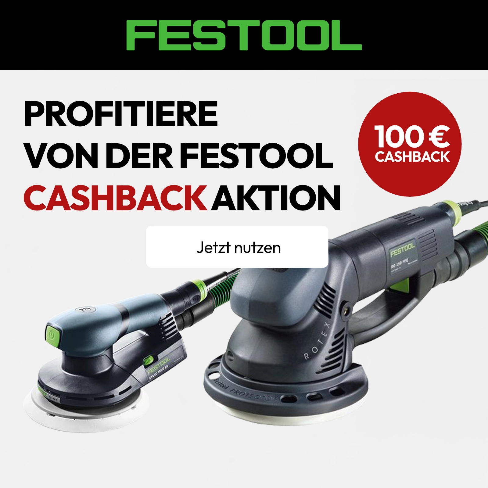Zur Festool Cashback Aktion