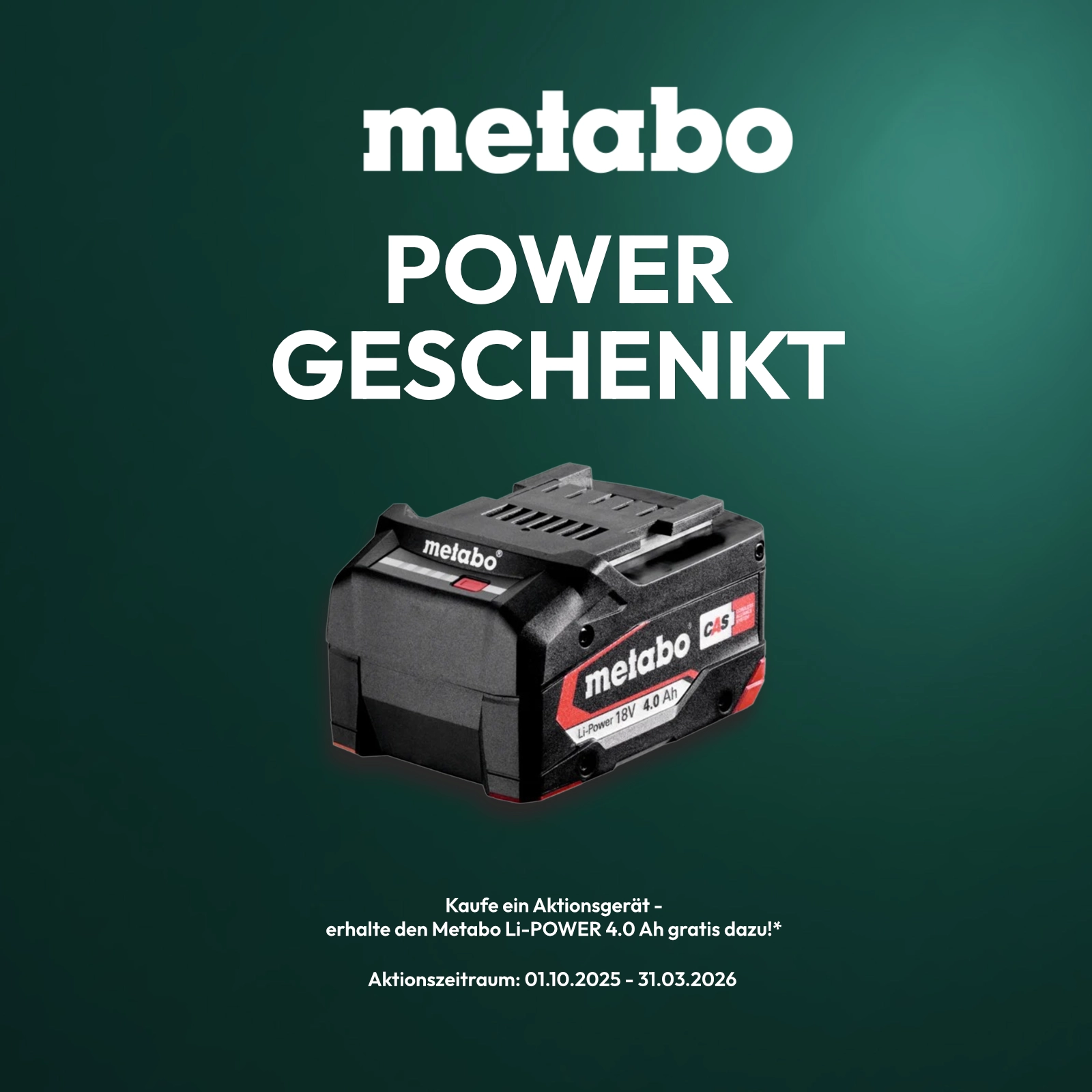 zur Metabo Akku Aktion