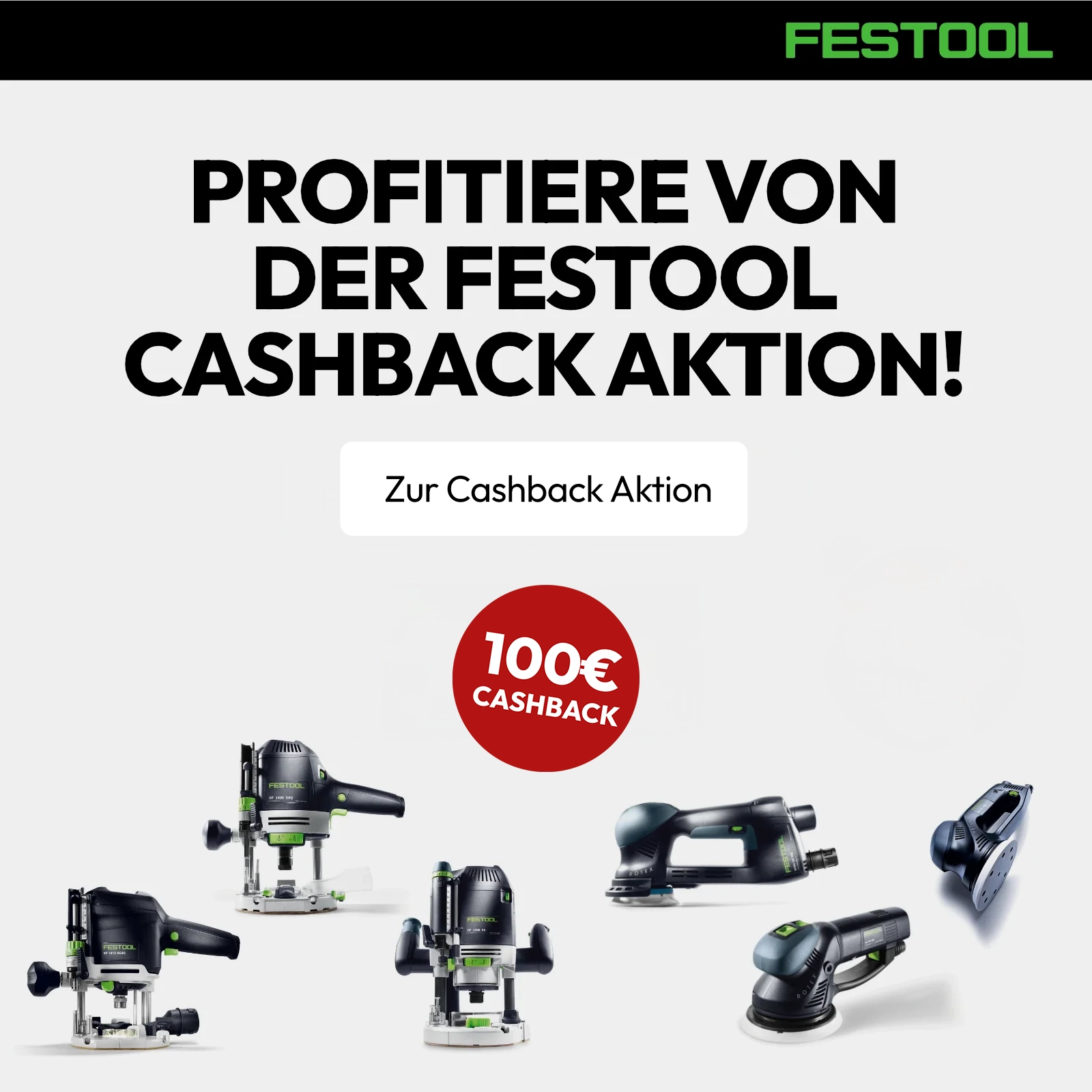 zur Festool Cashback Aktion