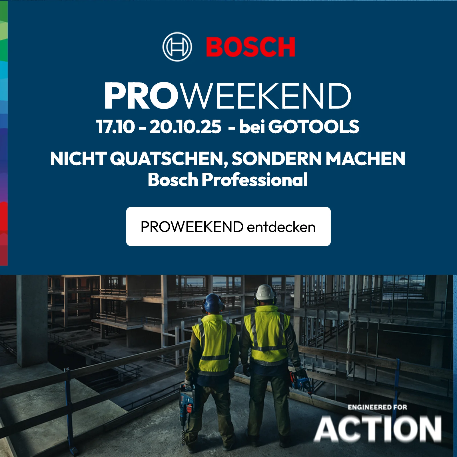 Bosch Pro Weekend Verkaufsaktion