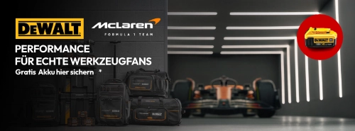 Dewalt MC Laren Prämienaktion Thumbnail