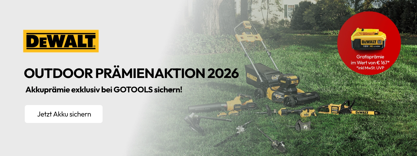 Dewalt Outdoor Prämienaktion