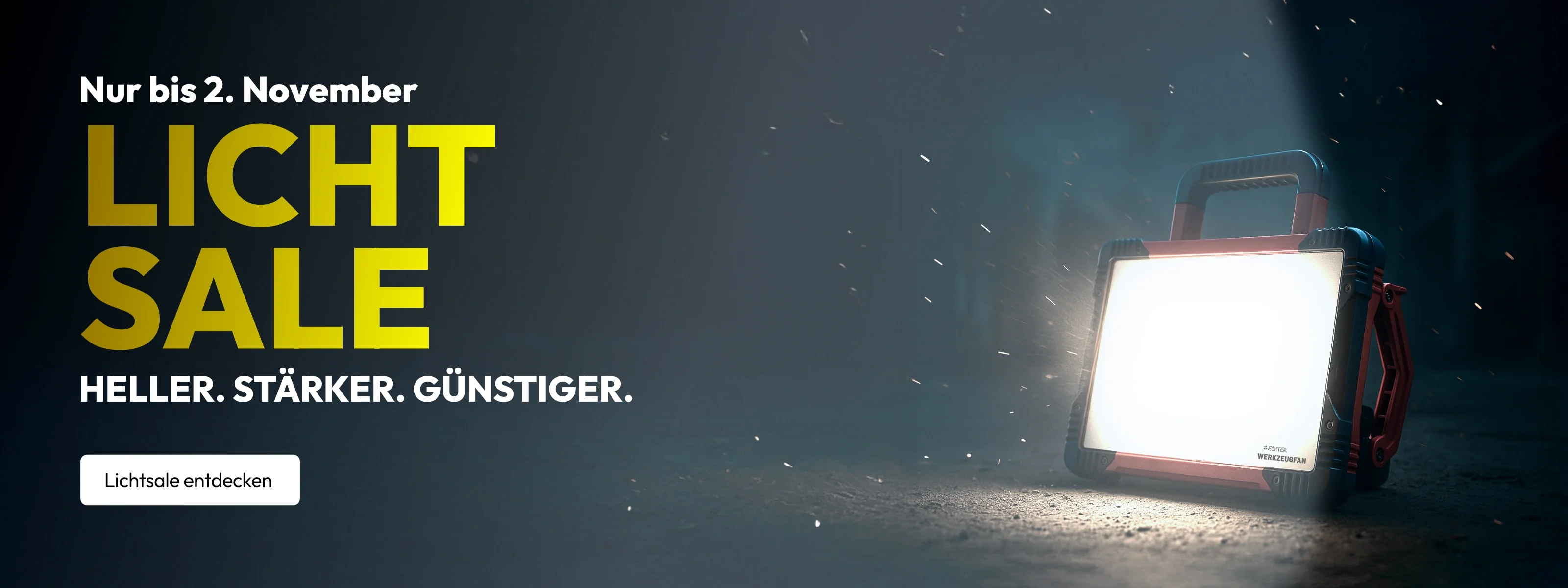 Licht Sale bei GOTOOLS