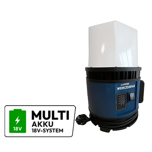 Echter Werkzeugfan 360° Hybrid 12.000 lm