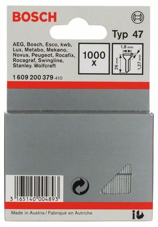 Bosch Nagel Typ 47 1,8 x 1,27 x 26 mm