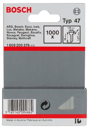 Bosch Nagel Typ 47 1,8 x 1,27 x 16 mm