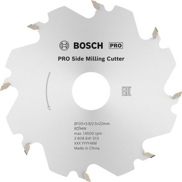Bosch PRO Scheibenfräser, 105×22×4 mm, 8 Zähne