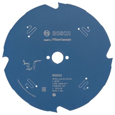 Bosch Kreissägeblatt Expert for Fibre Cement 190 x 20 x 2,2 mm, 4 Zähne