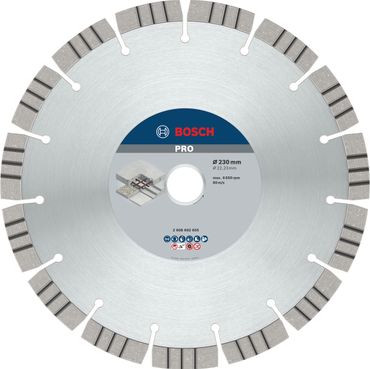 Bosch PRO Concrete Diamanttrennscheibe, 230 x 22,23 mm