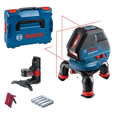 Bosch Linienlaser GLL 3-50 Professional im Set + BM 1 Professional in L-BOXX 