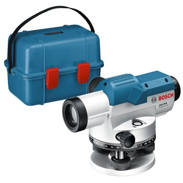 Bosch Optisches Nivelliergerät GOL 26 D Professional im Set im Handwerkerkoffer