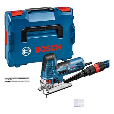 Bosch Stichsäge GST 160 CE Professional im Set mit Sägeblätter in L-BOXX GR. 2