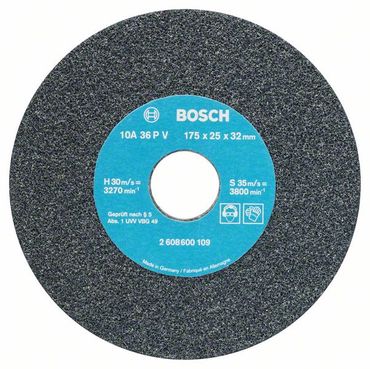 Bosch Schleifscheibe für Doppelschleifmaschine 175 mm, 32 mm, 36