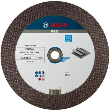 Bosch PRO Metal Gebundene Trennscheibe, 300 x 3,2 x 22,23 mm