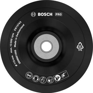 Bosch PRO Stützteller weich, 115 mm, M14