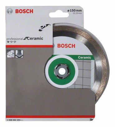 Bosch Diamanttrennscheibe Standard for Ceramic 150 x 22,23 x 1,6 x 7 mm