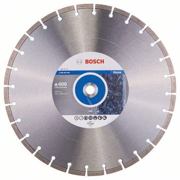 Bosch Diamanttrennscheibe Standard for Stone 400 x 20/25,40 x 3,2 x 10 mm